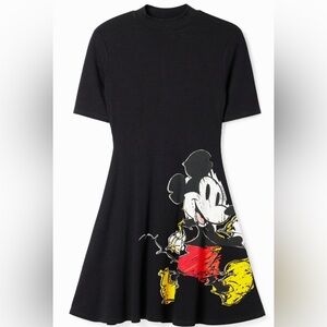 Desigual Mickey Dress SZ SM NWT